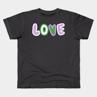 genderqueer love Kids T-Shirt